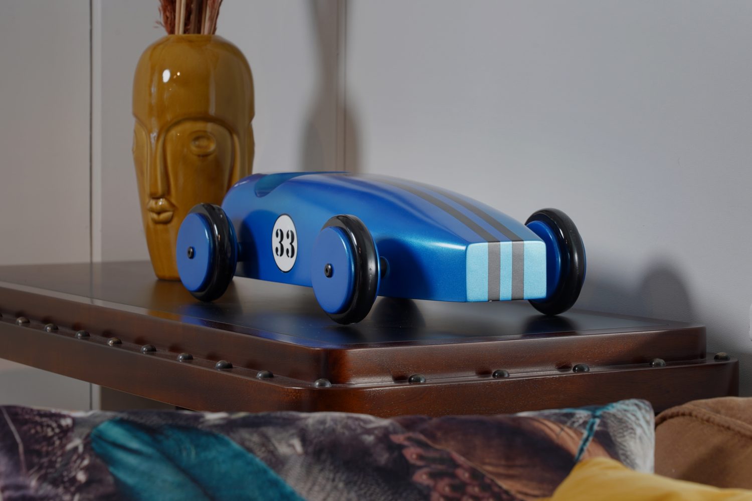 Holz-Automodell, Blau – Bild 5