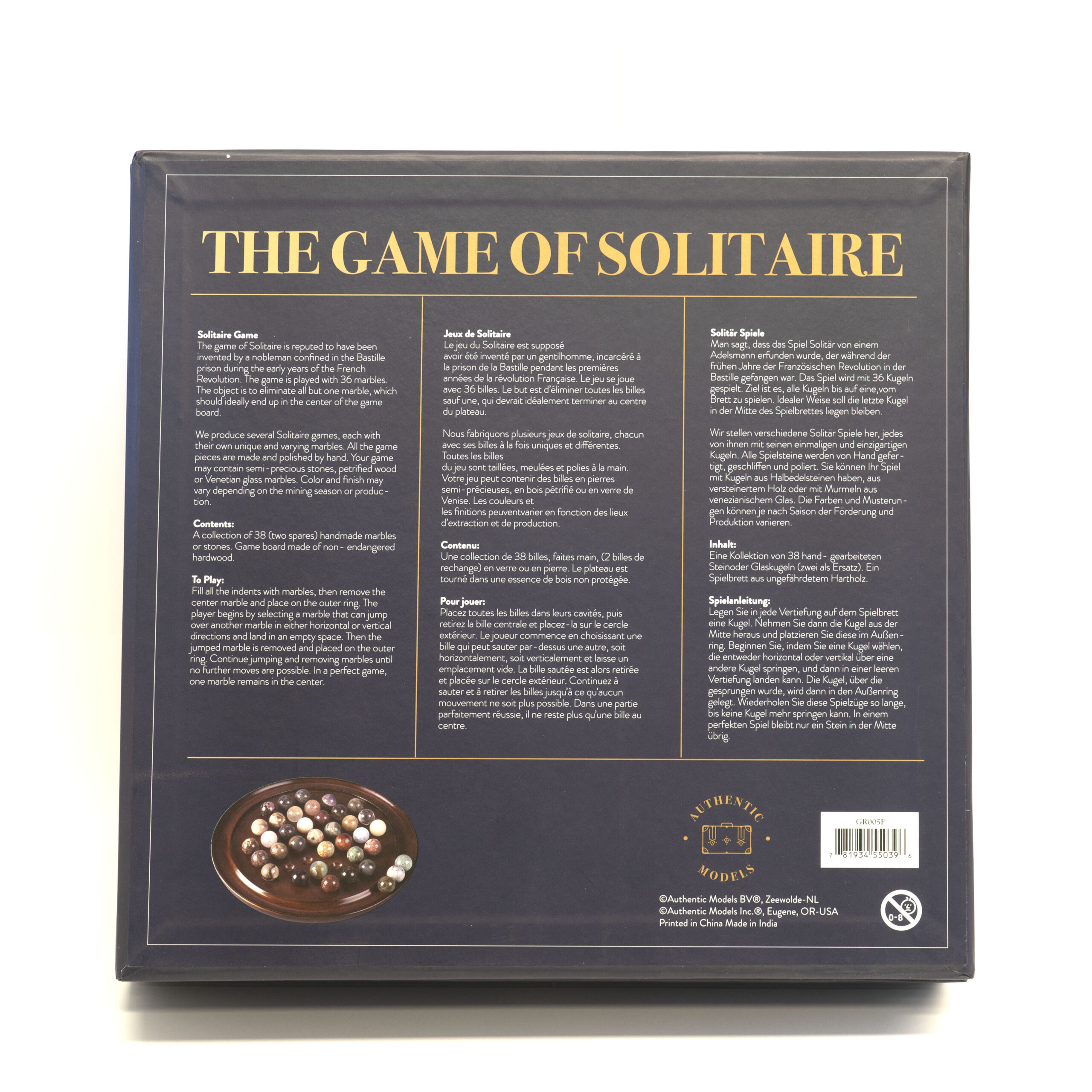 Solitaire-Spiel 20 mm