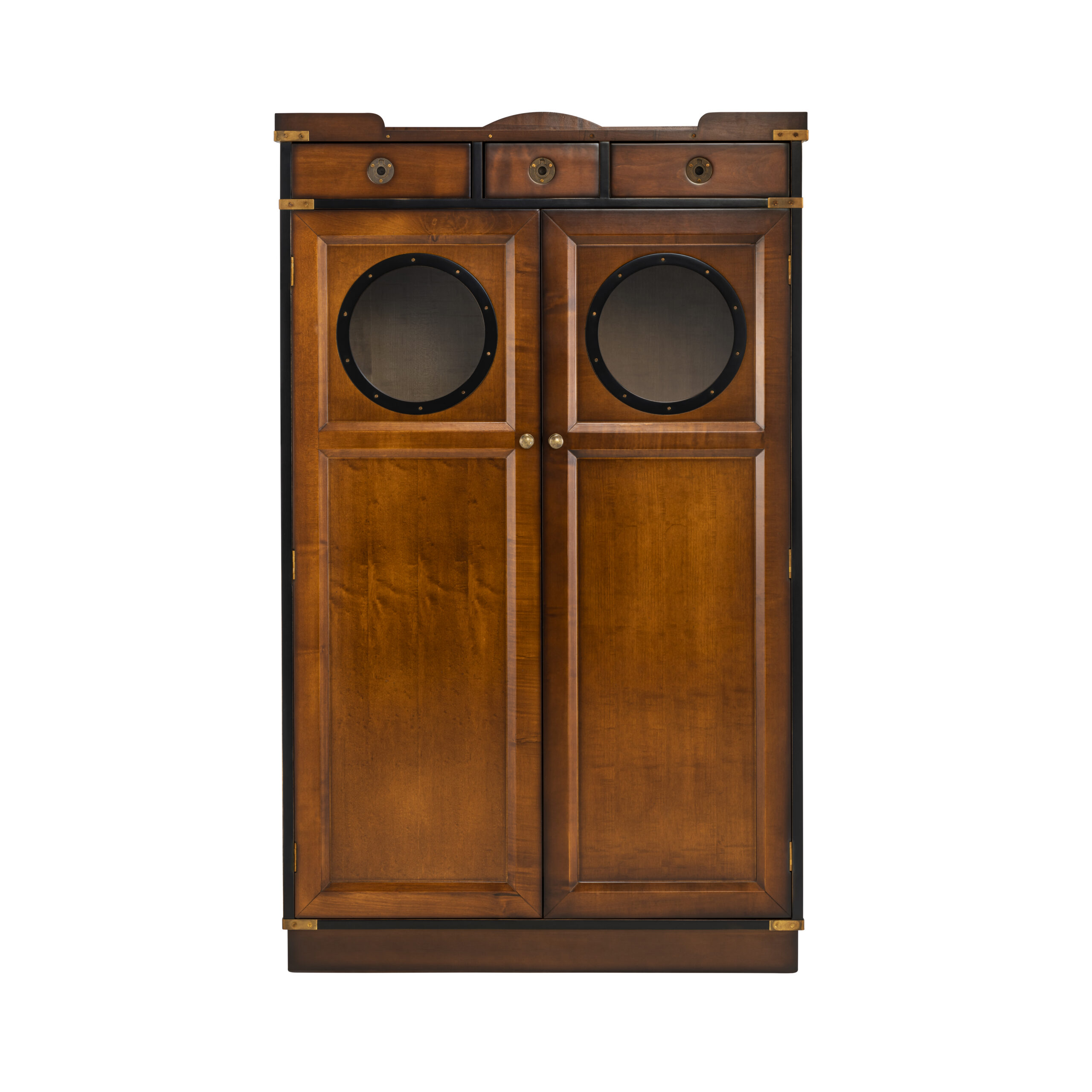 Bullaugen-Schrank